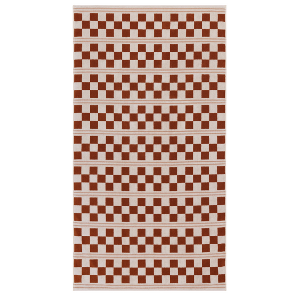 Busby Pool Towel, Fuyu & Chalk
