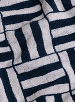 Willis Pool Towel, Obsidian & Stone
