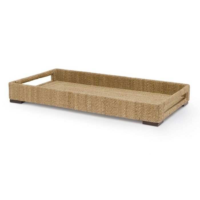 Woodside Rectangular Tray, Natural, Small, 26.75"W x 14.75"D