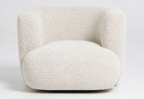 Sophie Swivel Chair, Kushibiki Porcelain