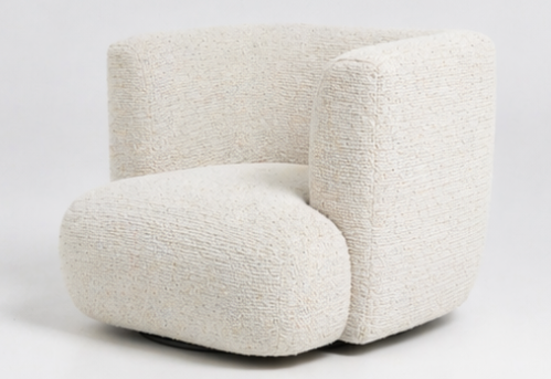 Sophie Swivel Chair, Kushibiki Porcelain