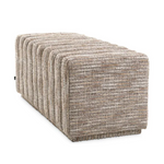Bente Bench, Mademoiselle Beige, 45.67"W x 18.50"D