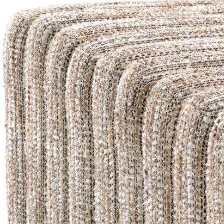 Bente Bench, Mademoiselle Beige, 45.67"W x 18.50"D