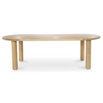 Milo Small Dining Table Oak, 78"W x 39”D