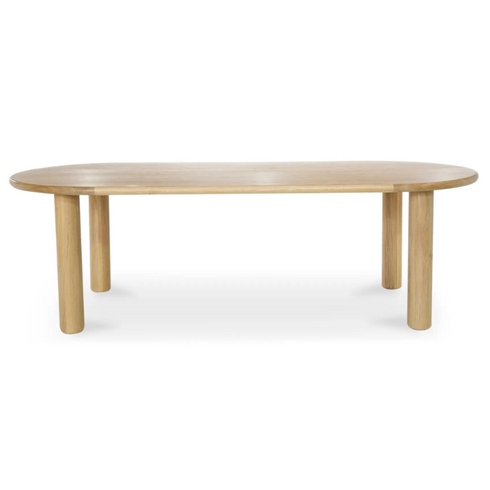 Milo Small Dining Table Oak, 78"W x 39”D