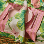 Geranium Multi Linen Napkins, Set of 8