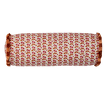Petit Madeline Pink Linen Bolster, 24"W