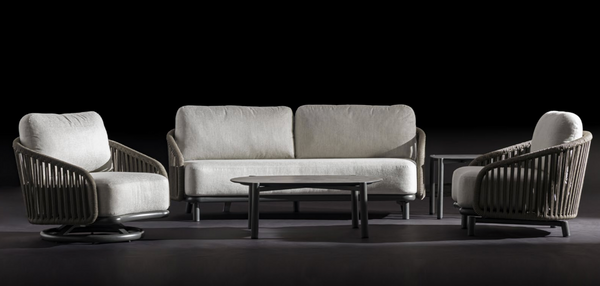 Delight Coffee Table, Ebony/Anthracite, 42"W x 29"D