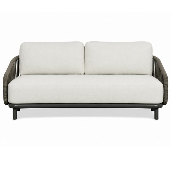 Delight Sofa, Ebony/Charcoal, 79"W