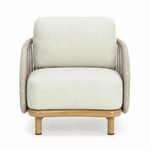 Lounge Delight Accent Chair, Oak/Oyster