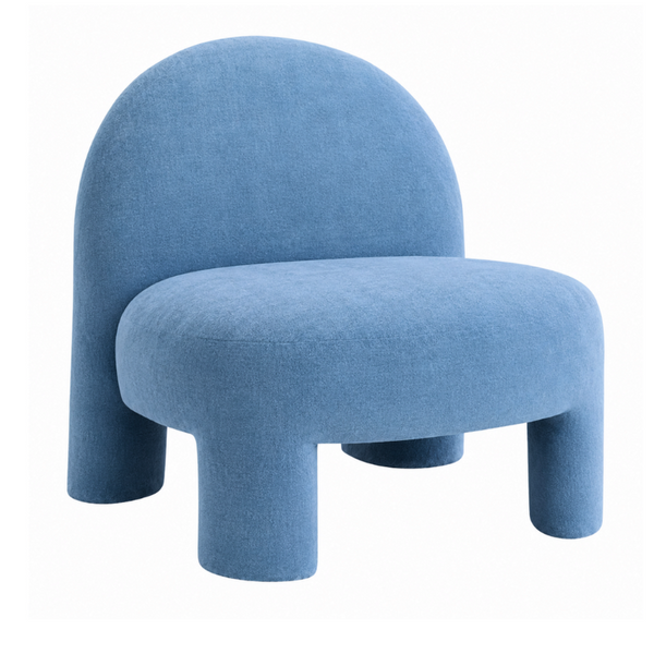 Myrtle Lounge Chair, Danny Blue