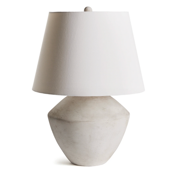 Clyde Lamp, Stone, 27.5"H