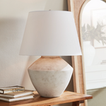 Clyde Lamp, Stone, 27.5"H