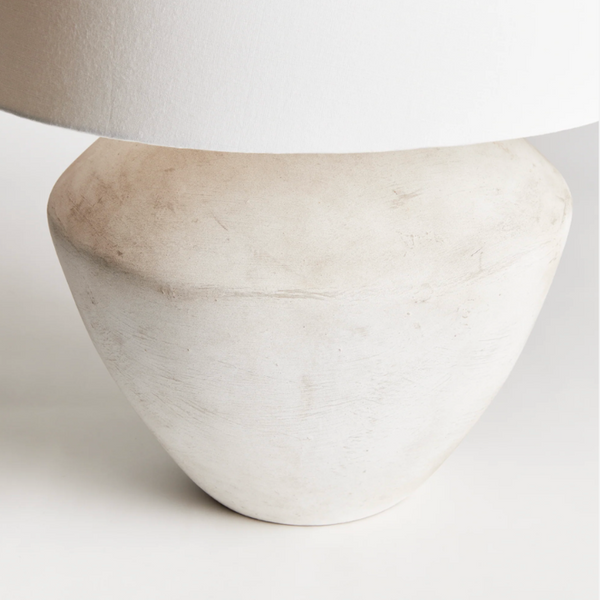Clyde Lamp, Stone, 27.5"H