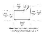 Perry Comfort Sleeper, Full Size, Artemis Snow/ Mink