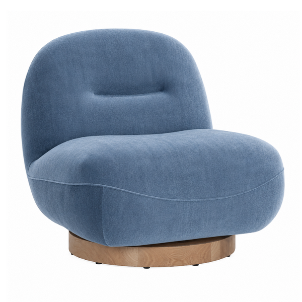 Franze Swivel Lounge Chair, Danny Iceberg