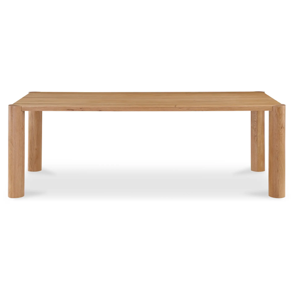 Post Small Dining Table - Natural Oak, 76" W x 36" D
