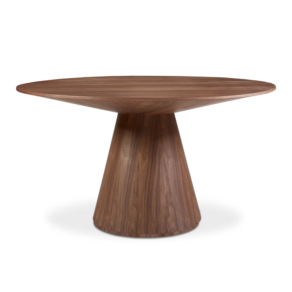 Otago Round Dining Table - Walnut, 54" Dia