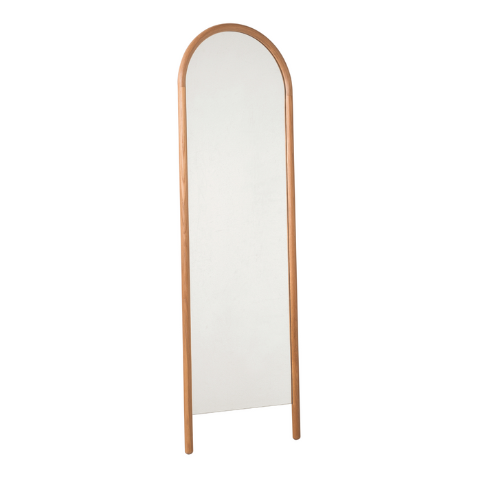 Arc Full Length Mirror, Oak, 70" X 23"