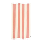 Capri Turkish Towel Pink & White Stripe