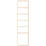 Hinoki Wood Ladder, 70.8"H x 18"W x 1.5"D