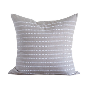 Grey Indoor/Outdoor Belmont Dark Pillow 22" X 22"