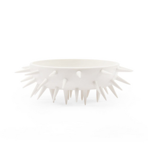 Spine Medium Bowl, Blanc de Chine