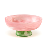 Benno Fruit Bowl - Pink/Green Swirled, 13" Dia