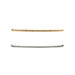 2MM Signature Bracelet, Gold and Silver