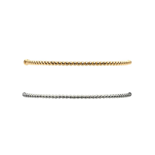 2MM Signature Bracelet, Gold and Silver