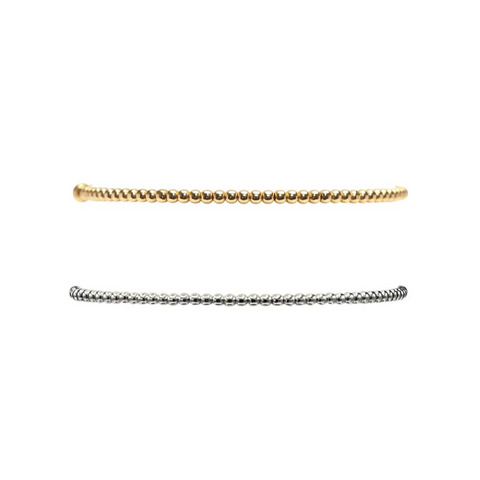 2MM Signature Bracelet, Gold and Silver