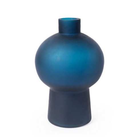 Sharri Medium Vase, Prussian Blue