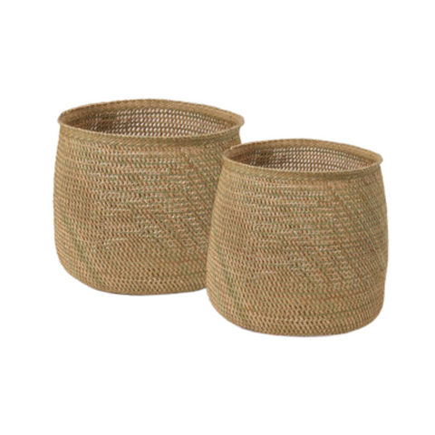 Iringa Open Weave Baskets, 2 Sizes