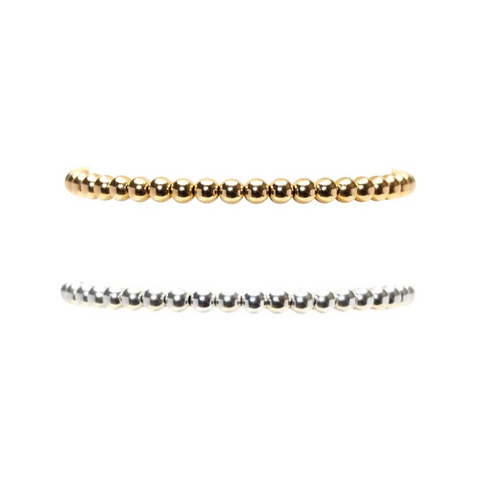 4MM Signature Bracelet, Gold and Silver