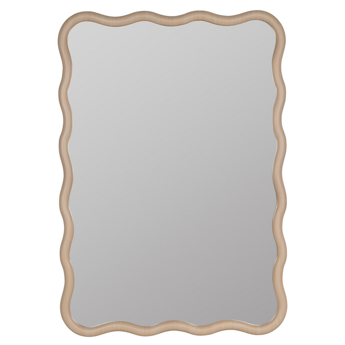 Candace Natural Wall Mirror, 27" X 40"