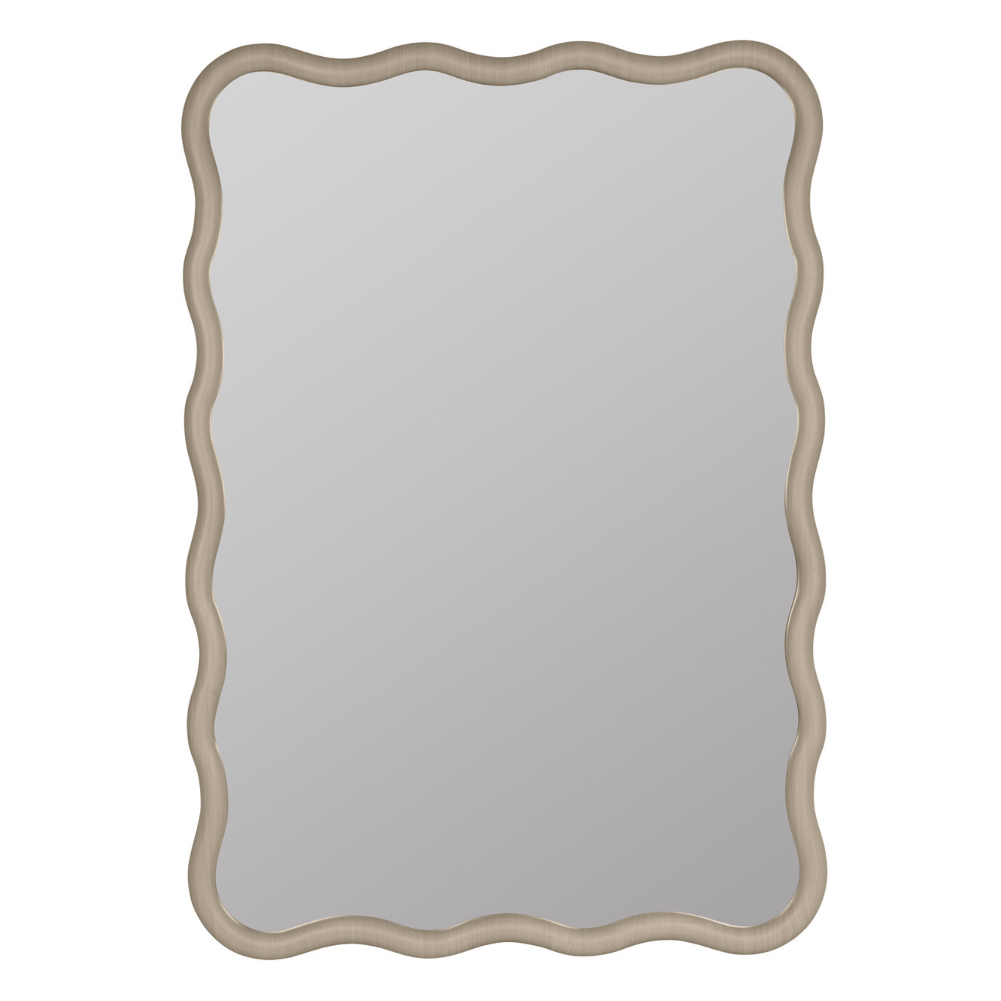 Candace Wall Mirror, Natural Linen, 40" x 28"