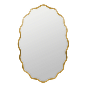 Serafina Gold Wall Mirror, 35" x 23"