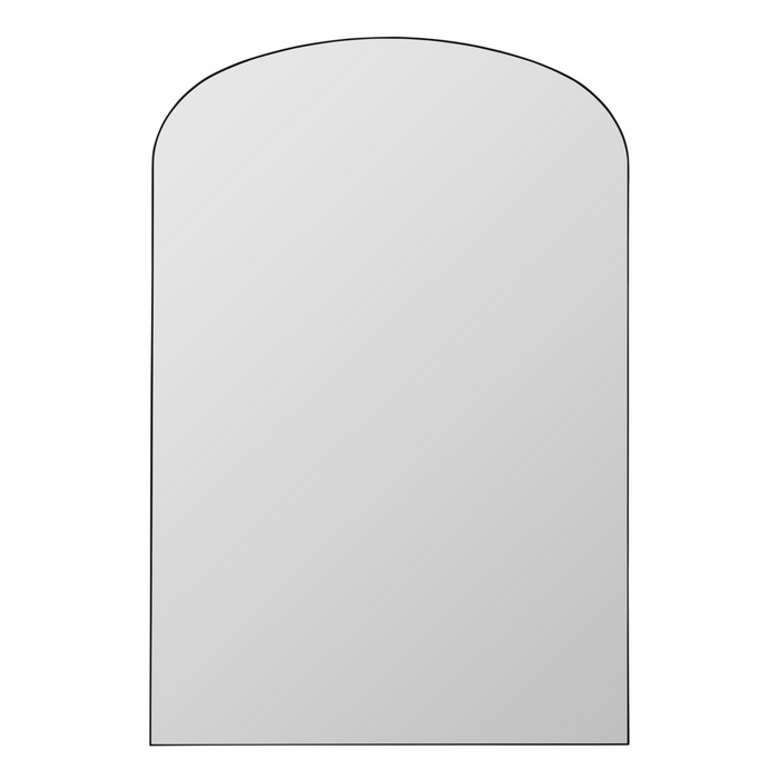 Franco Black Floor Mirror, 74" x 50"