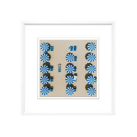 Blue Beach Collection, 19" x 19"