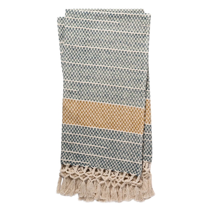 Emry Throw, Grey/Gold