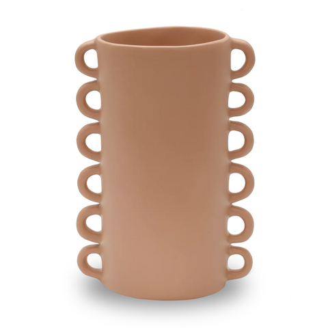 Loopy Large Vase, Nude