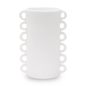 Loopy Large Vase, White