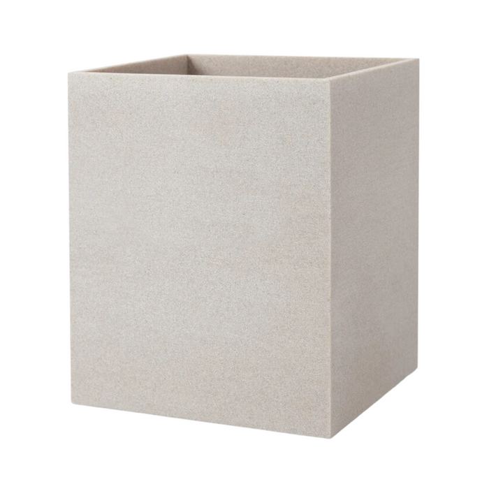 Slate Ivory Waste Basket, Ivory / Unique