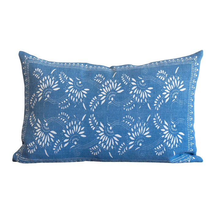 Big Mama Dark Pillow (Petite) - French Blue, 16" x 26"