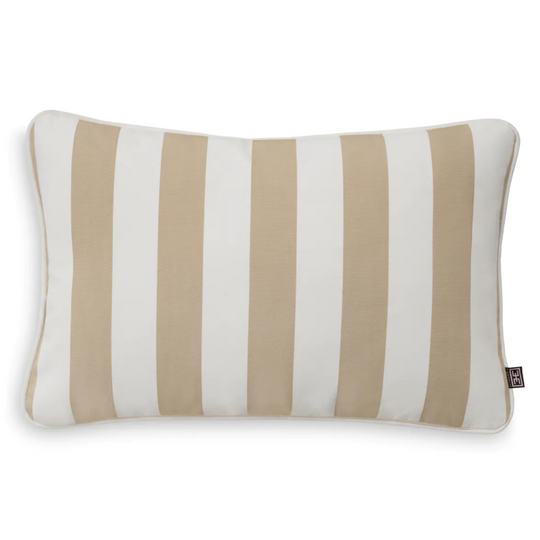 Florent Lumbar Outdoor Cushion, Beige, 23.62″ x 15.75″