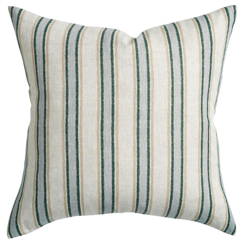 Lido Byzantine Linen Cushion, 22" x 22"