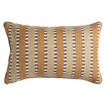 Marrakesh Toffee Linen Cushion, 14" x 22"
