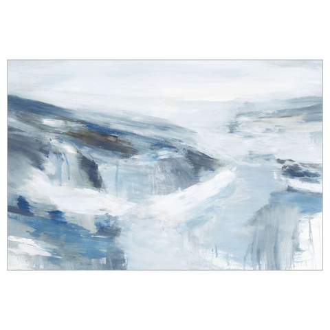 Gestures of Blue, 61"W x 46"H