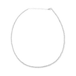 3MM Signature Beaded Necklace, Gold and Silver