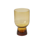Salud Tall Glass Amber